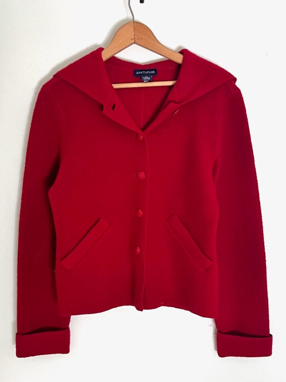 Vintage Boiled Wool Sweater Coat